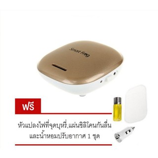 Smart Frog Cube Car Air Purifier เครื่องฟอกอากาศ ในรถยนต์ แถมฟรี หัวแปลงไฟที่จุดบุหรี่,แผ่นซิลิโคนกันลื่น #เครื่องฟอกอาศ