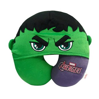 หมอนรองคอมีหมวกอเวนเจอร์ ธอร์ ฮัค Thor Hulk [ของแท้]