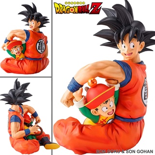 Figure ฟิกเกอร์ Model โมเดล จากการ์ตูน Dragon Ball Z ดราก้อนบอล แซด Son Goku &amp; Son Gohan โงกุน ซง โกคู และ ซง โกฮัง