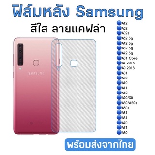 🇹🇭ฟิล์มกันรอยหลังเคปล่า Samsung  A12/A02/A02S/A32/A42/52/72/A01/A7/A9/A10/A11/A12/A20/A50s/A30s/A31/A51/A70/A71/A80