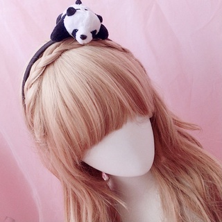 🎀Lolita🎀ที่คาดผมตุ๊กตาหมีแพนด้า ที่คาดผมหมีแพนด้า สไตล์โลลิต้า