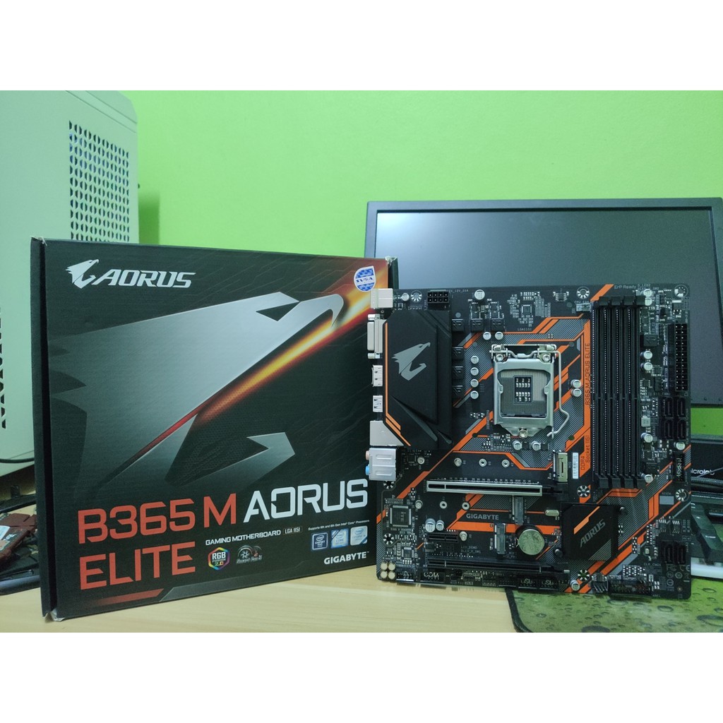 เมนบอร์ด [1151v2] Gigabyte B365M Aorus Elite