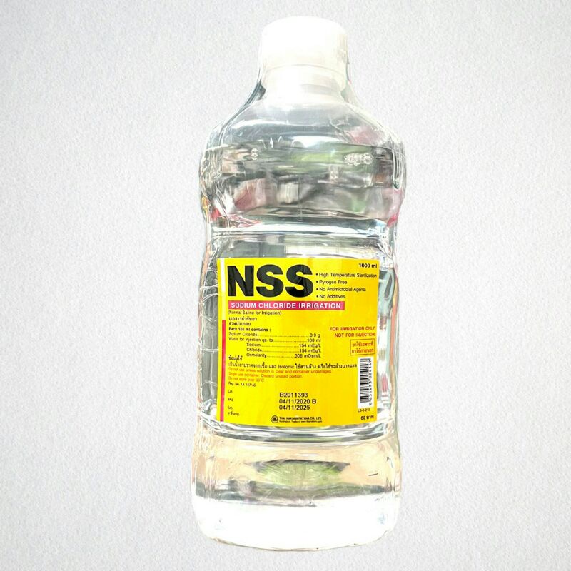 น ำเกล อ N S S 1000ml ล างจม ก ล างแผล Shopee Thailand
