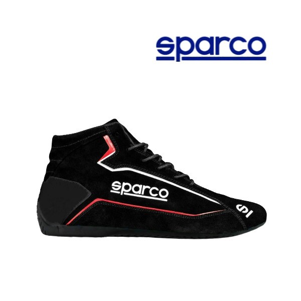 รองเท้าแข่งกันไฟ SPARCO แบบหนังเต็มระเบิด SLALOM RB3 ย้อนยุค FIA ได้รับการรับรองรองเท้าแข่งหนังนุ่มทนไฟ