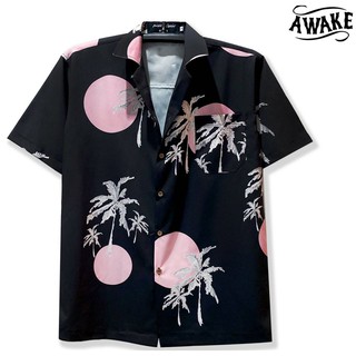 Awake Shop เสื้อเชิ้ตHawaii พิมพ์ลาย AW0024