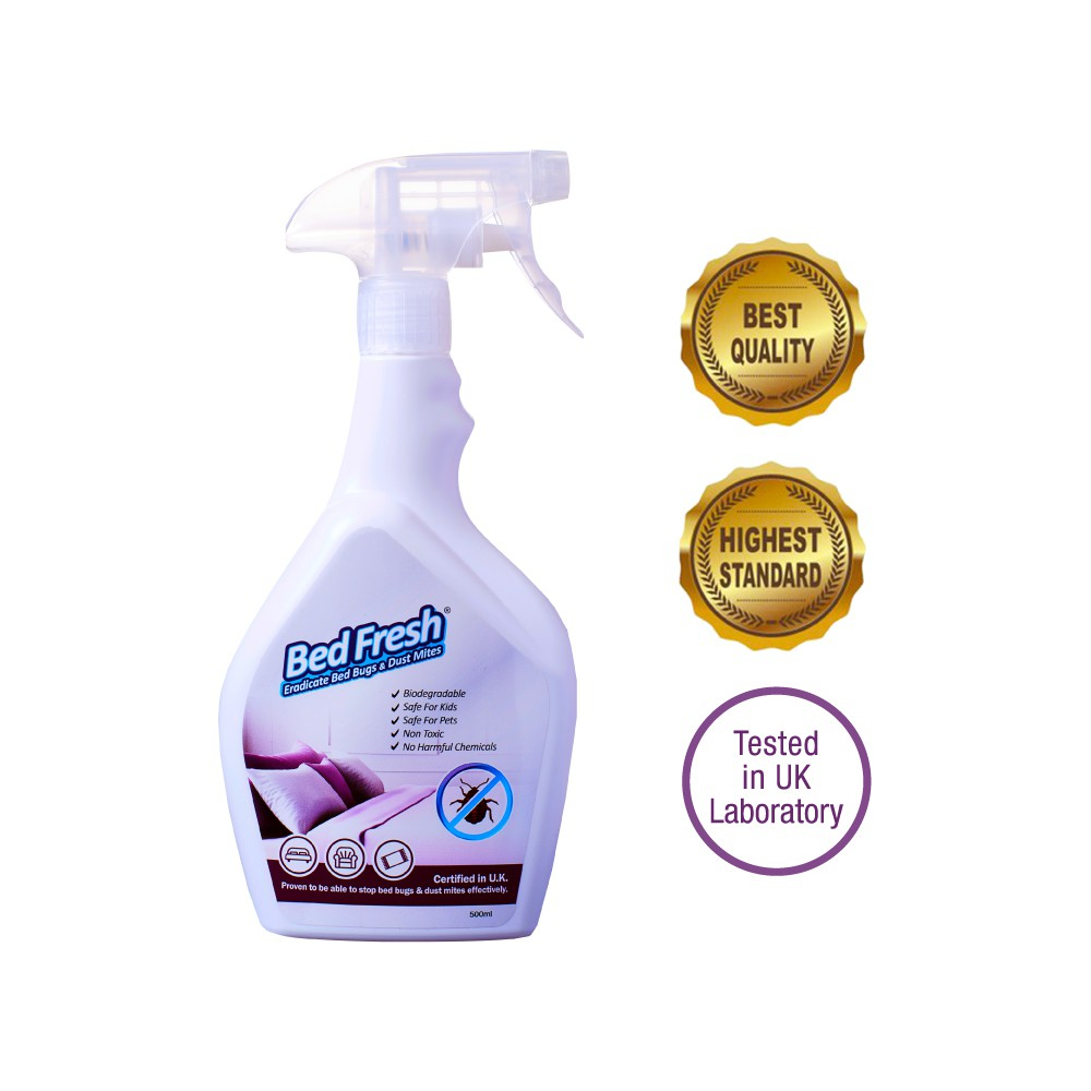 BedFresh 500ml - เรือกัดต่อยและไรฝุ่น / Bed Fresh / Kill Bed Bug (Pepijat) & ไรฝุ่น