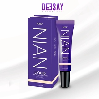 Deesay Nian Liquid Primer &amp; Foundation Spf30 pa+++ รองพื้นเนียน