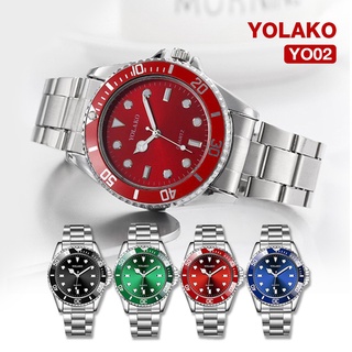 ใหม่พร้อมส่ง นาฬิกา YOLAKO  นาฬิกา นาฬืกาข้อมือผู้ชาย