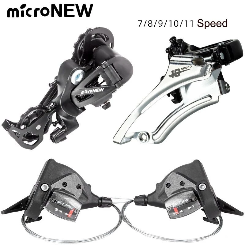 MicroNEW MTB อะไหล่จักรยานเสือภูเขา มือเกียร์/ตีนผี/สับจาน 7/8/9/10/11/12 สปีด (ราคาต่อชิ้น)