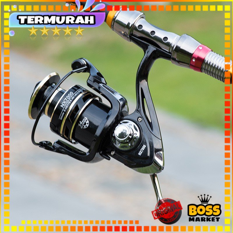 GHOTDA NX6000 NX4000 NX2000 14 BEARING Series รอกตกปลาโลหะ 4.7:1 อัตราทดเกียร์