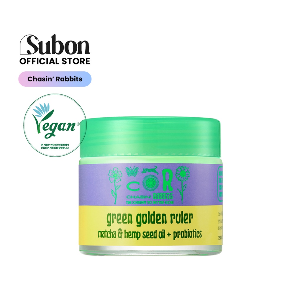 Chasin Rabbits Green Golden Ruler Cream 75ml ครีมบำรุงและคืนความชุ่ม ...