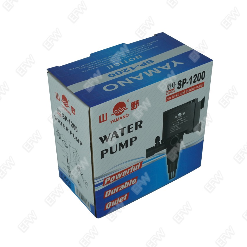 YAMANO SP-1200 water pump ปั๊มน้ำ ตู้ปลา สร้างออกซิเจน น้ำพุ น้ำตก สำหรับปลา filter