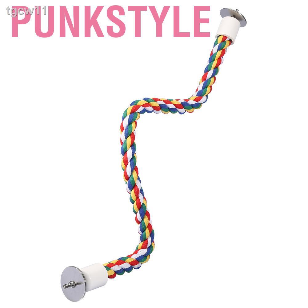 Pets Birds Parrot Rope Cockatiel Parakeet Cage Standing Perch Chewing ...