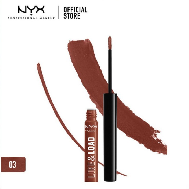 นิกซ์ โปรเฟสชั่นแนล เมคอัพ ไลน์ แอนด์ โหลด ทูอินวัน ลิปปี้ - Nyx Professional Makeup LLL (ลิปสติก, ล