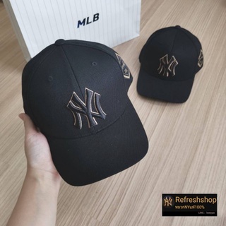 พร้อมส่ง🖤💛แท้ 100% MLB CAP หมวก NY แท้ นำเข้าจากเกาหลี