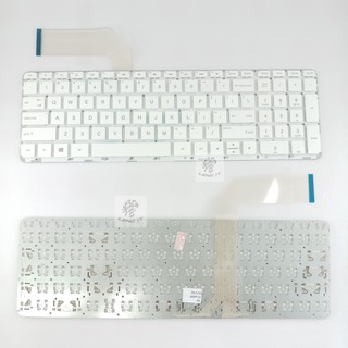 HP/COMPAQ คีย์บอร์ดโน๊ตบุ๊ค KEYBOARD 15- P000 สีขาว