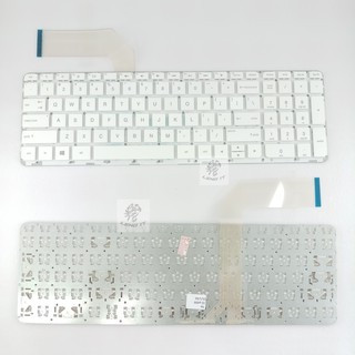 HP/COMPAQ คีย์บอร์ดโน๊ตบุ๊ค KEYBOARD 15- P000 สีขาว