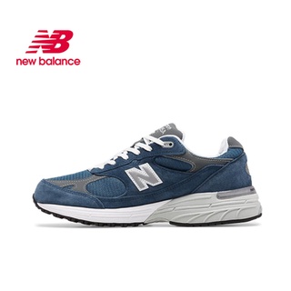 New Balance 993 series running shoes for men and women in blue and white