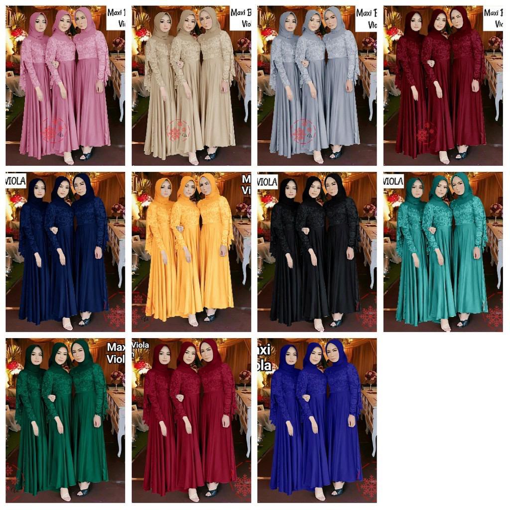 VIOLA MAXI DRESS 3 SIZES / VIOLA BRUKAT MAXI DRESS !!!