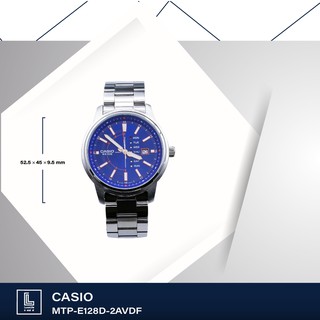 นาฬิกาข้อมือ casio รุ่น MTP-E128D-2AVDF