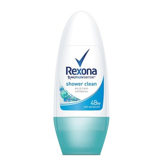 REXONA เรโซน่า โรลออนชาวเวอร์คลีน สีเขียวฟ้า 40 มล.