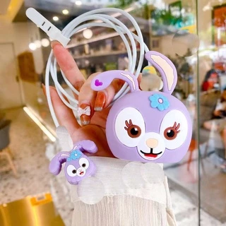 【ส่งจากไทย 114สาย ไม่มีสาย】เคส สายชาร์จ ลายการ์ตูนน่ารัก สำหรับ ไอโฟน Power Adapter 18W/20W
