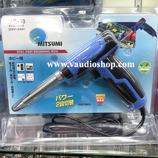 หัวแร้งปืน 2 จังหวะ 40W-150W MITSUMI รุ่น MG-10 หัวแร้ง 1 อัน MG10 หัวแร้ง หัวแร้งแช่