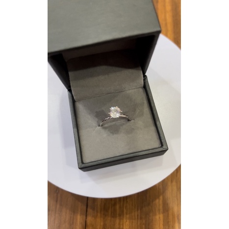 พรีเมี่ยม 1ct RUSSIA CUT aka HUNDRED FLOWERS CUT CZ S925 แหวน