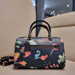 COACH C8617 ROWAN SATCHEL WITH DREAMY LAND FLORAL PRINT