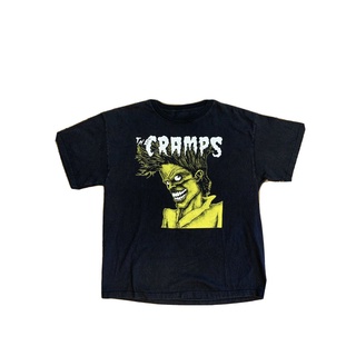 ขายดี เสื้อยืดลําลอง แขนสั้น พิมพ์ลาย The Cramps 1990s L Missing Tag Great Condition NImcbi22GJnold87 สไตล์วินเทจ คลาสสิ