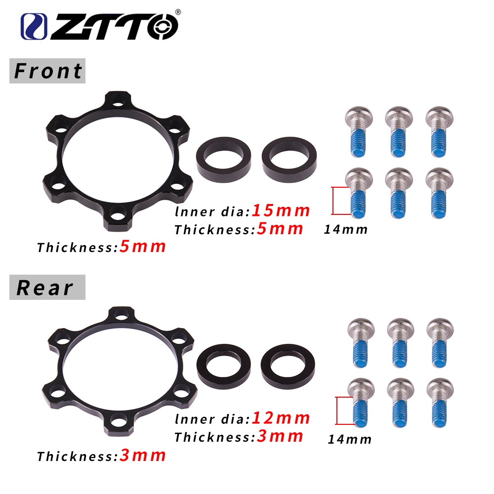 Ztto อะแดปเตอร์บูสท์ฮับจักรยาน 100x15 เป็น 110x15 142x12 เป็น 148x12 110 148 15 มม. 12 มม. 6 สลักเกลียวมาตรฐาน สําหรับจักรยานเสือภูเขา
