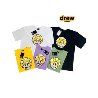 พร้อมส่ง เสื้อยืดงานป้ายdrew น่ารักมาก 5สี freesize44-46”