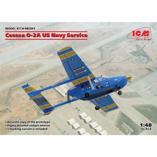 พลาสติก โมเดล ประกอบ ICM สเกล 1/48 Cessna O-2A US Navy Service (48291)