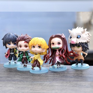 โมเดล ดาบพิฆาตอสูร kimetsu no Yaiba หัวโต น่ารัก ขนาด 8 cm ราคาถูก เก็บเงินปลายทางได้