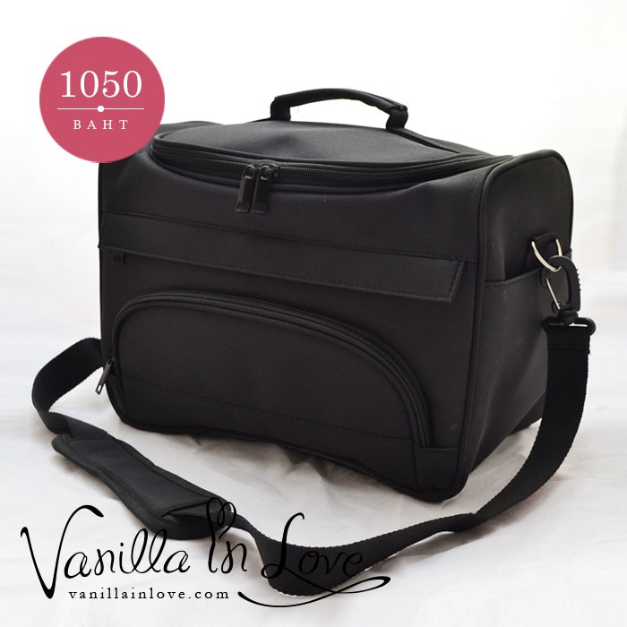 BT22 กระเป๋าเครื่องสำอาง makeup artist bag ขนาดใหญ่ สีดำ สำหรับช่างผม ช่างแต่งหน้า