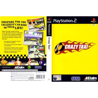 แผ่นเกมส์ PS2 Crazy Taxi   คุณภาพ ส่งไว (CD)