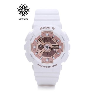 Baby-G รุ่น BA-110-7A1 สีขาว ของแท้ ประกัน CMG 1 ปี