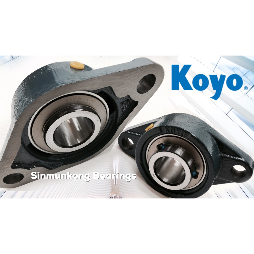 KOYO UCFL204 Koyo Bearings ลูกปืนตุ๊กตา ทรงไข่ เพลามิล 20 มิล UC204 ...