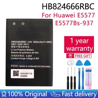 100% Orginal HB824666RBC Battery 3000mAh For Huawei E5577 E5577Bs-937 Mobile phone HB824666RBC