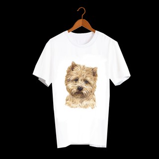 เสื้อลายหมา DCT001 cairn-terrier เสื้อยืด เสื้อยืดลายหมา เสื้อยืดสกรีนลายหมา