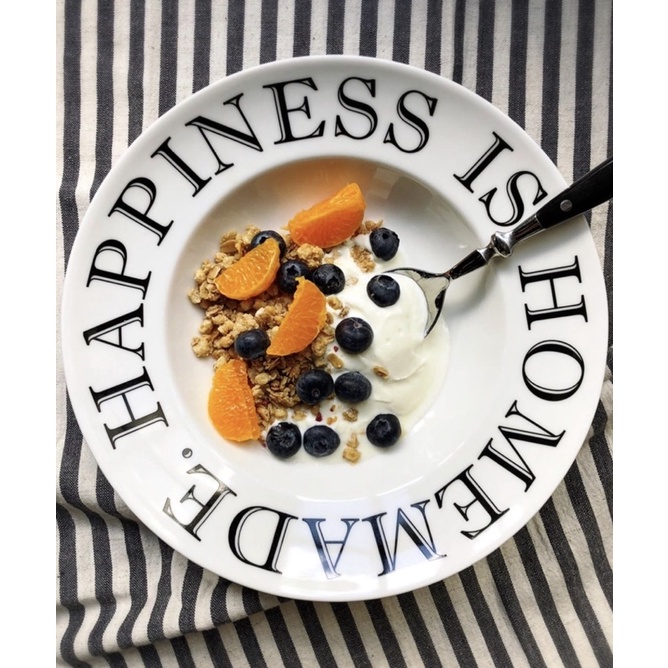 Le Coucher, Wording 10 Inches Plate จานลายข้อความ จานเซรามิคมินิมอล จานเซรามิค ของขวัญ จานพาสต้า – โปรปัง