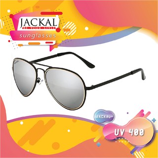 JACKAL SUNGLASSES แว่นกันแดด รุ่น Shipmaster 5 JS206-2 Silver Polarized Lens