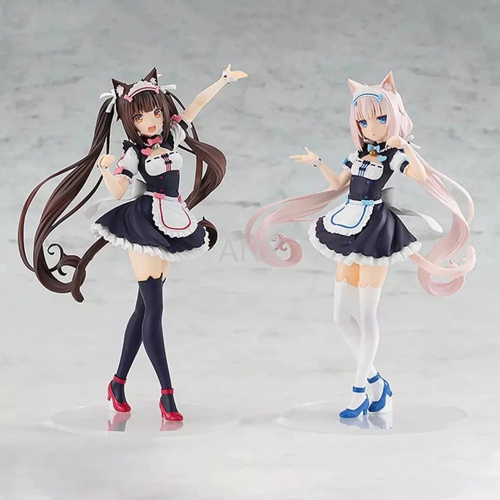 BACK2LIFE Girl Figure Vanilla Anime Action Figure Nekopara Collectible ...