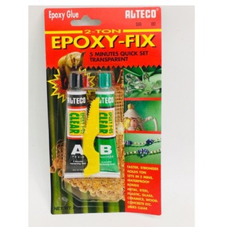 EPOXY -FIX กาวอพ็อกซี่ 2ตันสีใส แห้งเร็ว