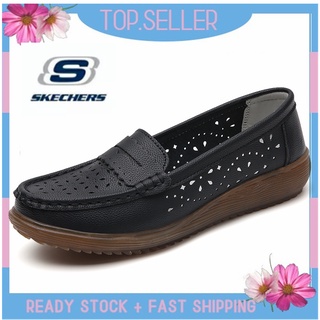 [พร้อมส่ง] *Skechers__go Walk Arch Fit รองเท้าแตะโลฟเฟอร์ ส้นแบน แบบสวม สําหรับผู้หญิง ผู้ชาย