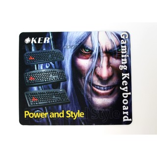 OKER แผ่นรองเมาส์เกมมิ่ง Gaming Mouse Pad