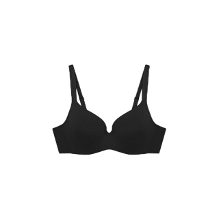 Sabina ซาบี่นา เสื้อชั้นใน (มีโครง) รุ่น Habpy Non Push รหัส HBDW1010BK สีดำ