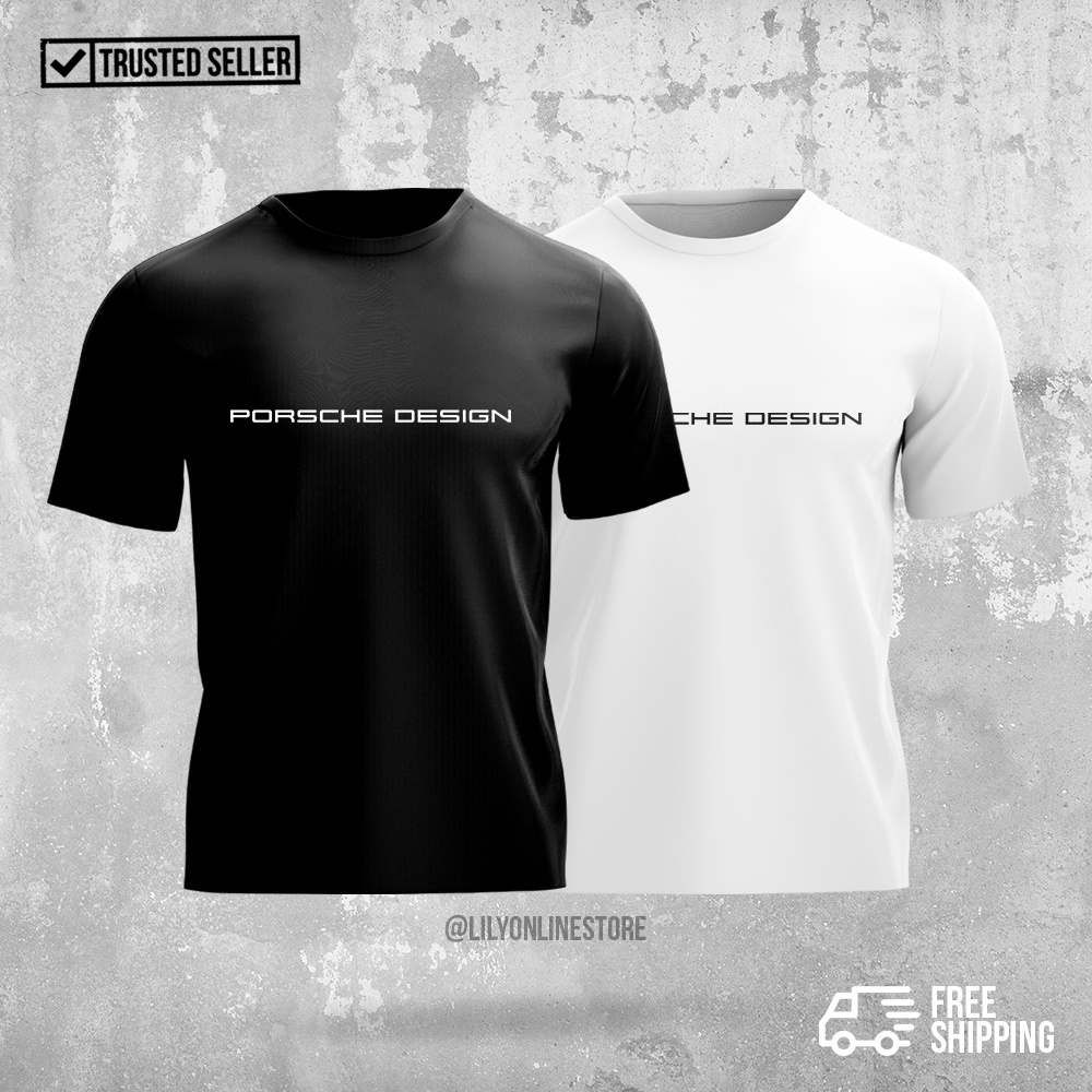 PORSCHE DESIGN RACING TSHIRT UNISEX ผ้าฝ้ายพรีเมี่ยม 100%