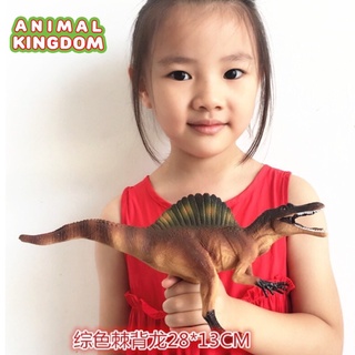 Animal Kingdom - โมเดลไดโนเสาร์ Spinosaurus น้ำตาลส้ม ขนาด 28.00 CM (จากหาดใหญ่)