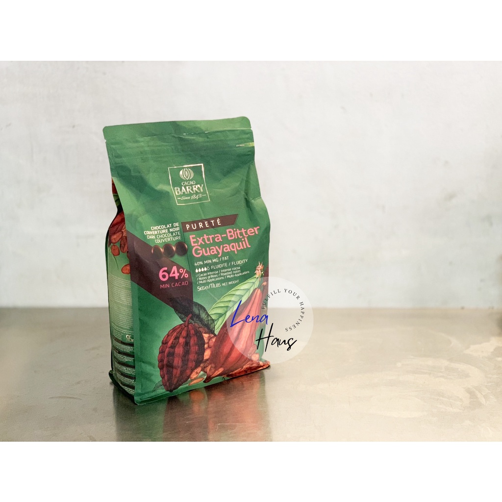 Barry ExtraBitter Guayaquil 64 ขนาด 100 g / 300 g / 500 g Dark